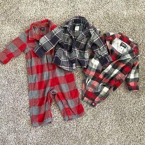 Baby holiday flannel bundle